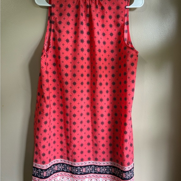 Sweet Rain Coral Patterned Dress - Picture 4 of 4